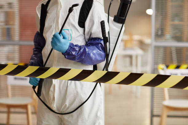 Professional Blood Cleanup technician working in Ellsworth, WI